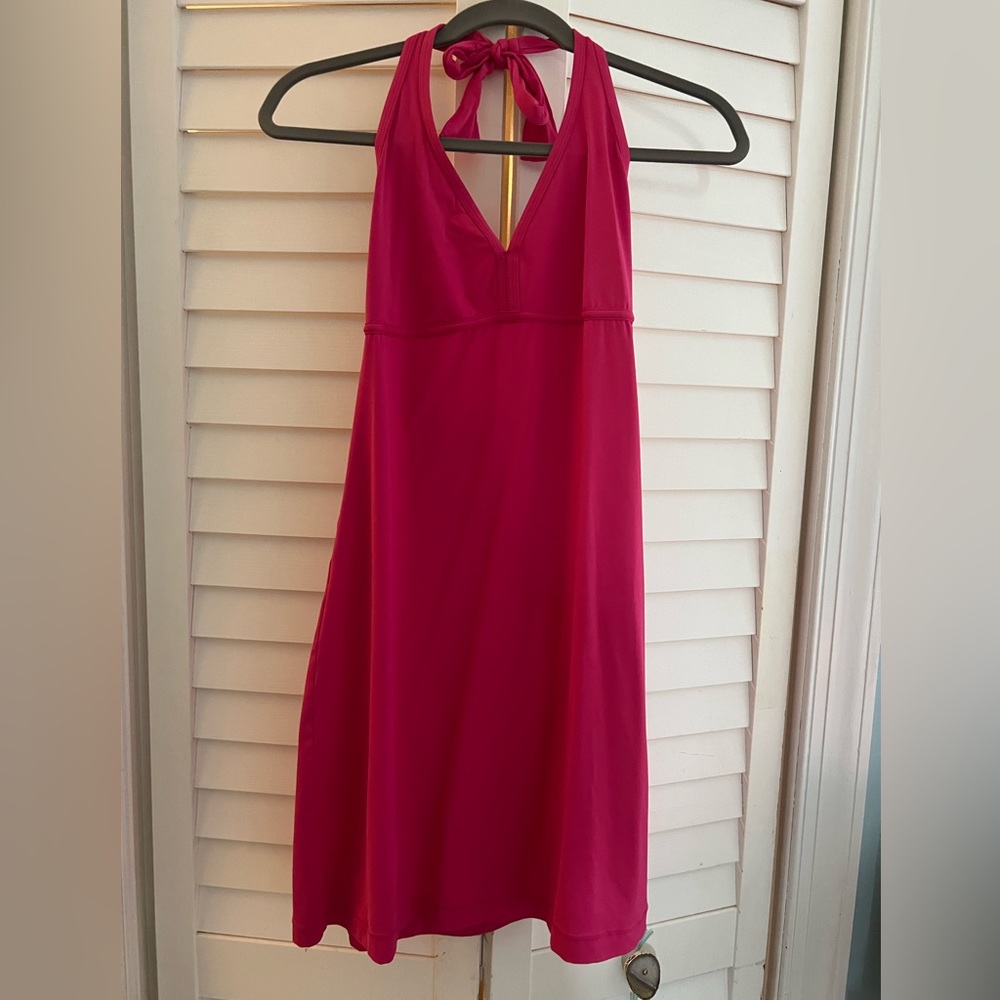 Dress or cover up worn one time.